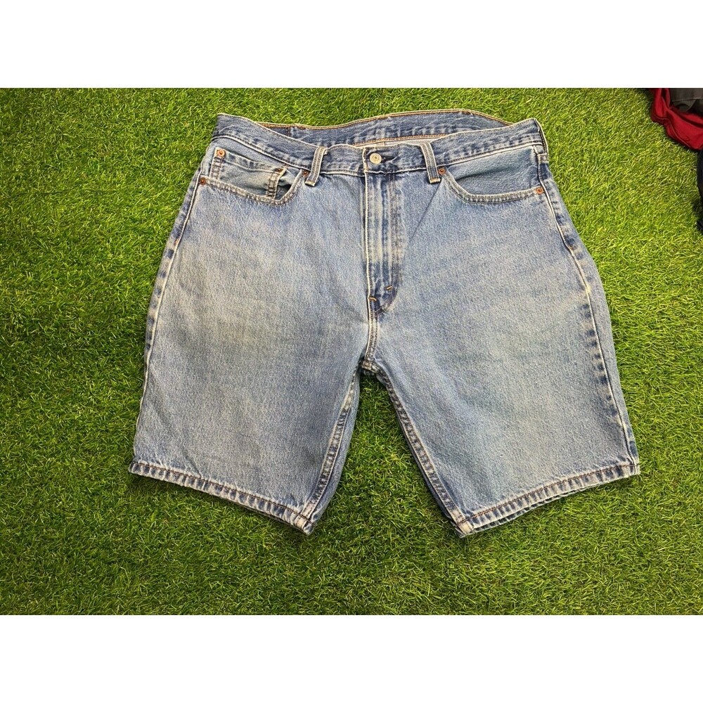 Levi’s 405 Regular Fit Denim Shorts Men’s 38 Light Wash Jean Shorts Casual
